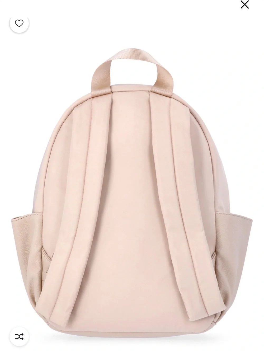 Madden NYC Blush Mini Backpack with Tassel Charm